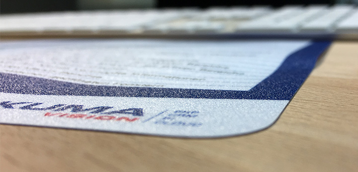 Fest an seinem Platz: Haft-Mousepad